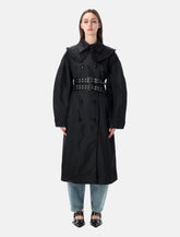 Trench doppiopetto in duchesse di nylon di Ganni - | Spazio Pritelli
