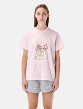 Ganni pink Poodle graphic t-shirt - | Spazio Pritelli