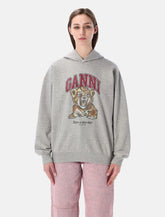 Felpa con cappuccio GANNI Tiger - | Spazio Pritelli