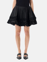 Ganni gonna mini in nylon Duchesse - | Spazio Pritelli