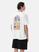 Casablanca Tennis Landscape White T-Shirt - | Spazio Pritelli