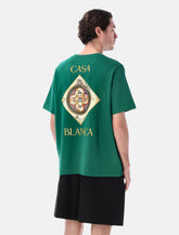 T-shirt Verde Plafond Orné De Musique di Casablanca - | Spazio Pritelli