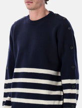 JW Anderson buttoned sleeve Breton jumper - | Spazio Pritelli