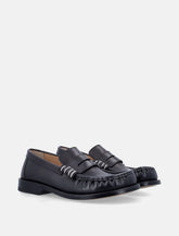 JW Anderson black loafer moccasins - | Spazio Pritelli