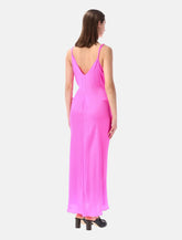 JW Anderson knotted waist longline silk dress - | Spazio Pritelli