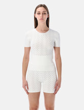 T-shirt pointelle in maglia JW Anderson - | Spazio Pritelli