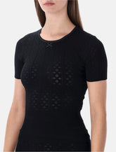 T-shirt pointelle in maglia JW Anderson - | Spazio Pritelli