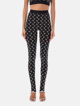 Marine Serre all-over Moon print leggings - | Spazio Pritelli