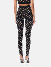 Marine Serre all-over Moon print leggings - | Spazio Pritelli