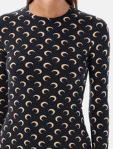 Marine Serre Moon round neck second skin top - | Spazio Pritelli