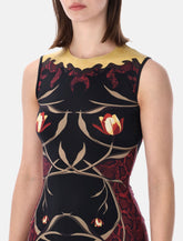 Marine Serre floral print second skin top - | Spazio Pritelli