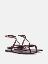 Manebì leather strappy thong sandals - | Spazio Pritelli