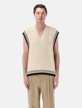 AMI Paris Ami De Coeur sleeveless sweater - | Spazio Pritelli
