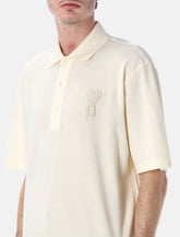 Ami Paris Ami de Coeur Crochet polo - | Spazio Pritelli