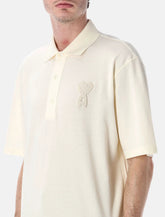 Ami Paris Ami de Coeur Crochet polo - | Spazio Pritelli