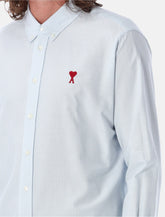 Ami Paris striped Ami De Coeur shirt - | Spazio Pritelli