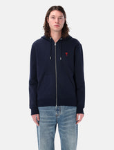 Ami Paris Ami de Coeur zipped hoodie - | Spazio Pritelli