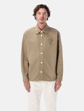 Ami Paris cotton twill overshirt - | Spazio Pritelli