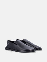 AMI Paris black leather loafers - | Spazio Pritelli