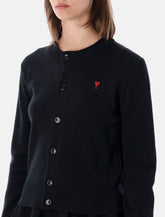 Ami Paris Ami de Coeur wool cardigan - | Spazio Pritelli