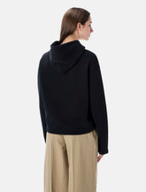 Ami PAris felpa con cappuccio cropped Ami de Cœur - | Spazio Pritelli