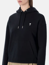 Ami Paris Ami de Cœur cropped hoodie - | Spazio Pritelli