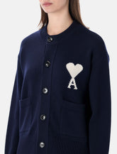 Ami Paris Ami de Cœur knit cardigan - | Spazio Pritelli