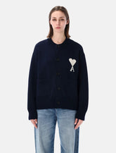 Ami Paris cardigan Ami de Cœur in maglia - | Spazio Pritelli