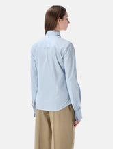 Ami Paris camicia in cotone con rouches - | Spazio Pritelli