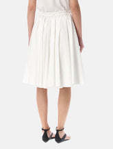 Ami Paris cotton midi corolla skirt - | Spazio Pritelli