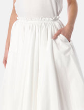 Ami Paris cotton midi corolla skirt - | Spazio Pritelli