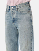 Sunflower Relaxed Boot paint worn jeans - | Spazio Pritelli