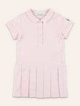 Abito polo da bambina Moncler in cotone piqué - | Spazio Pritelli