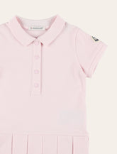 Abito polo da bambina Moncler in cotone piqué - | Spazio Pritelli