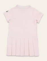 Abito polo da bambina Moncler in cotone piqué - | Spazio Pritelli