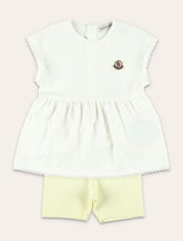 Set abito e leggings da neonata di Moncler - | Spazio Pritelli