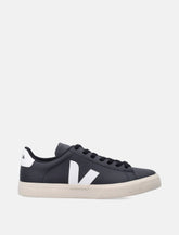 Veja Campo leather sneakers in black and white - | Spazio Pritelli