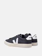 Veja Campo leather sneakers in black and white - | Spazio Pritelli