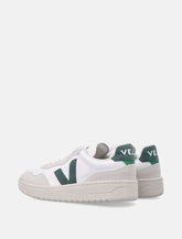 Veja V-90 leather sneakers white and cyprus - | Spazio Pritelli