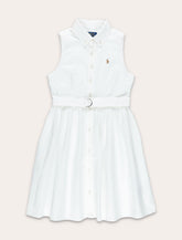 Polo Ralph Lauren girls' belted cotton dress - | Spazio Pritelli
