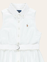 Polo Ralph Lauren girls' belted cotton dress - | Spazio Pritelli
