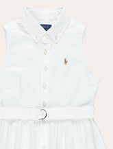 Polo Ralph Lauren girls' belted cotton dress - | Spazio Pritelli