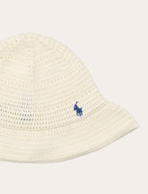 Polo Ralph Lauren girl's crocheted bucket hat - | Spazio Pritelli