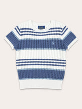 Polo Ralph Lauren cable-knit striped girls set - | Spazio Pritelli