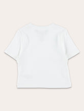 Polo Ralph Lauren girl's ribbed crop T-shirt - | Spazio Pritelli