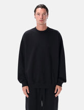 Y-3 Brushed Terry loose-fit crewneck sweatshirt - | Spazio Pritelli