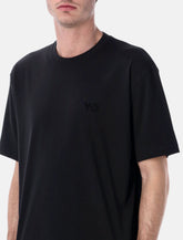 Y-3 black jersey regular t-shirt - | Spazio Pritelli