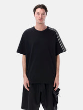 Y-3 raw edge black t-shirt - | Spazio Pritelli