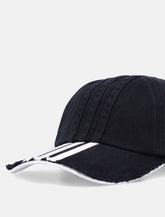 Y-3 Stripes black cap - | Spazio Pritelli