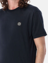 Stone Island cotton jersey t-shirt with Compass patch - | Spazio Pritelli